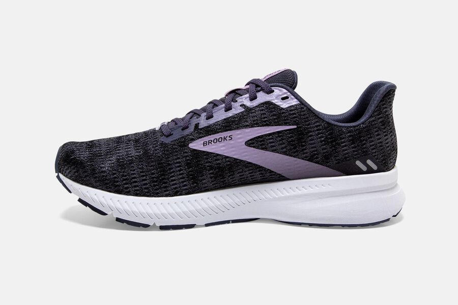 Brooks Launch 8 Road Loopschoenen Dames - Zwart/Paars - 017965YEU